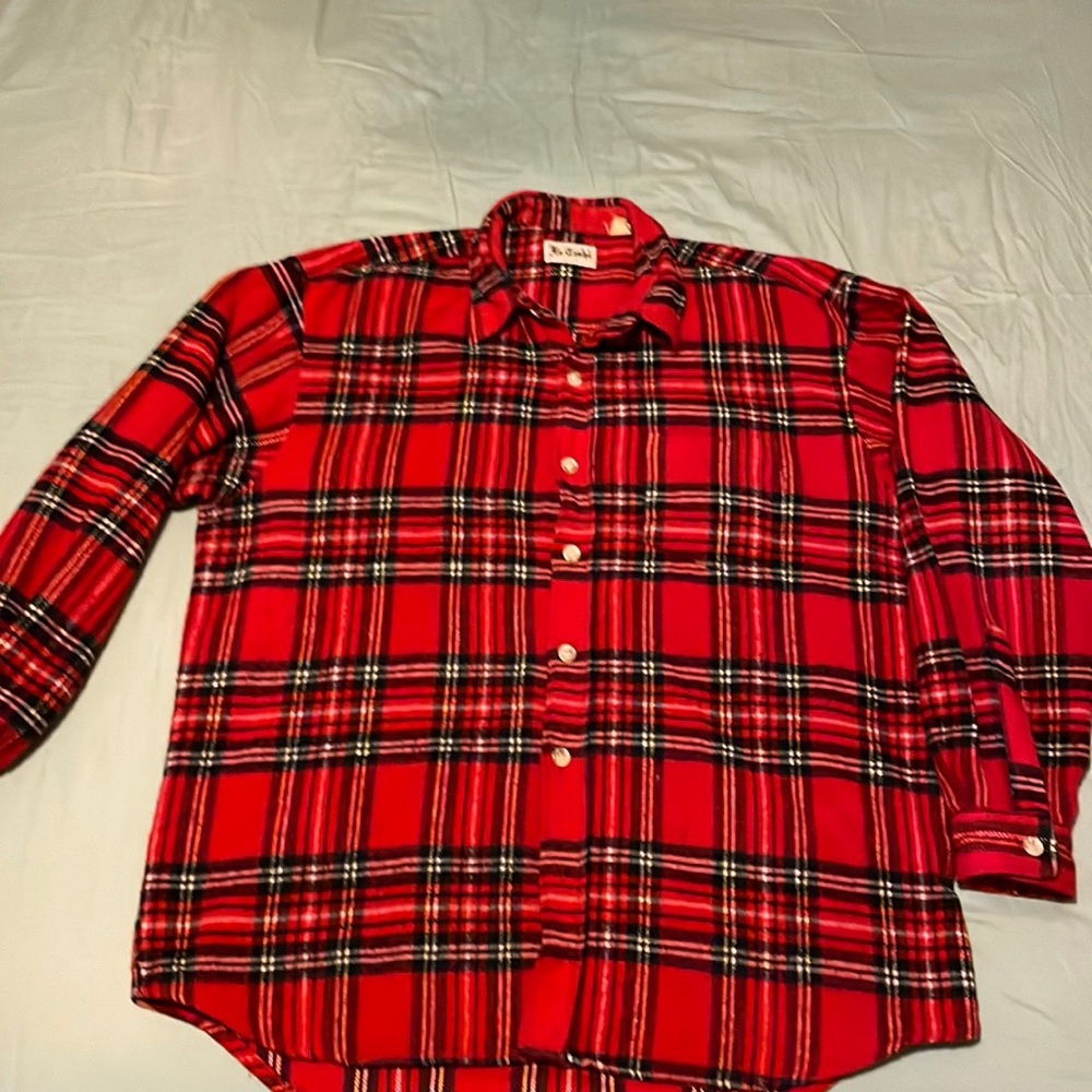 Red plaid shirt